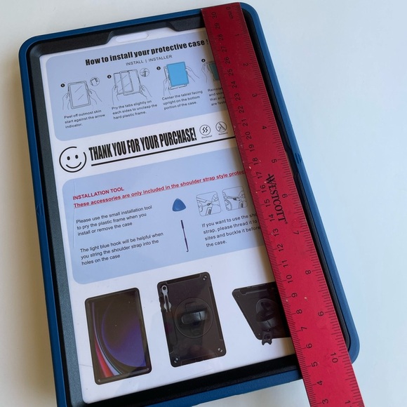 14.6" SAMSUNG GALAXY ULTRA CASE HOLDER & 360 ROTATING HAND STRAP & STAND - Picture 8 of 9